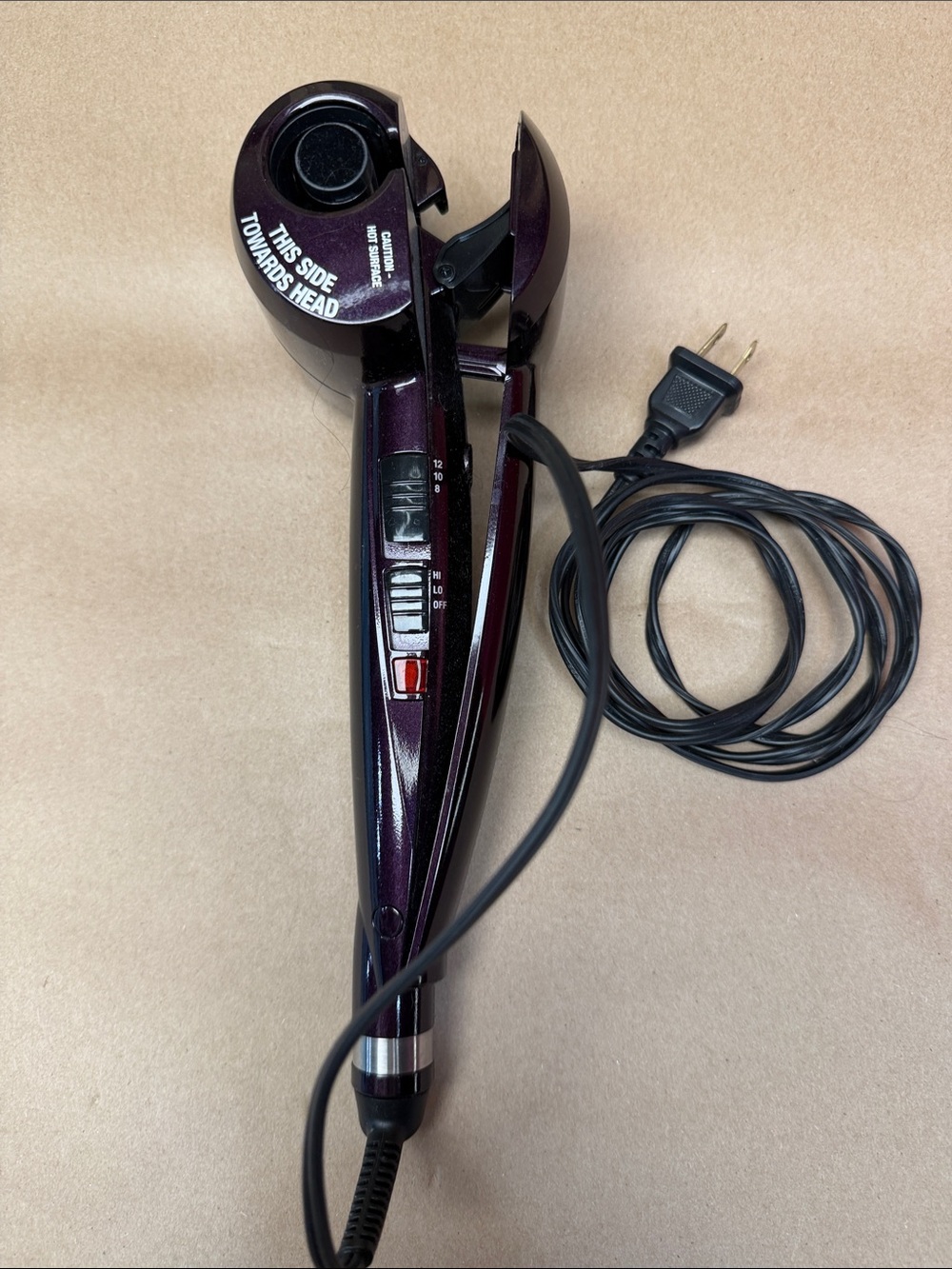 Conair Infinitipro Automatic Curling Iron - Deep Plum - Picture 3 of 8